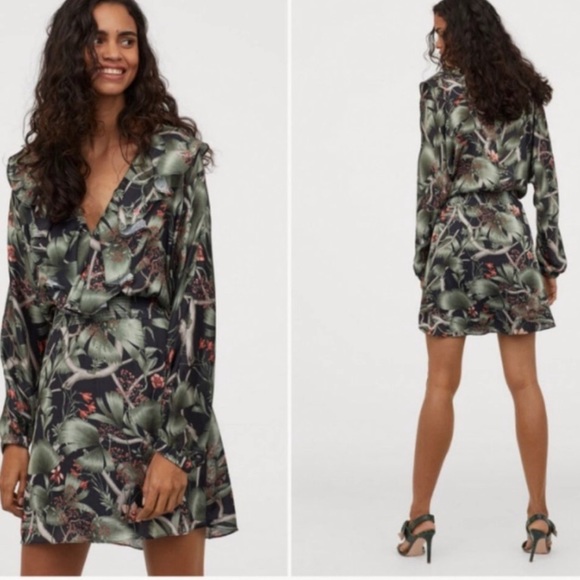 Johanna Ortiz x H&M green floral dress - Picture 2 of 8